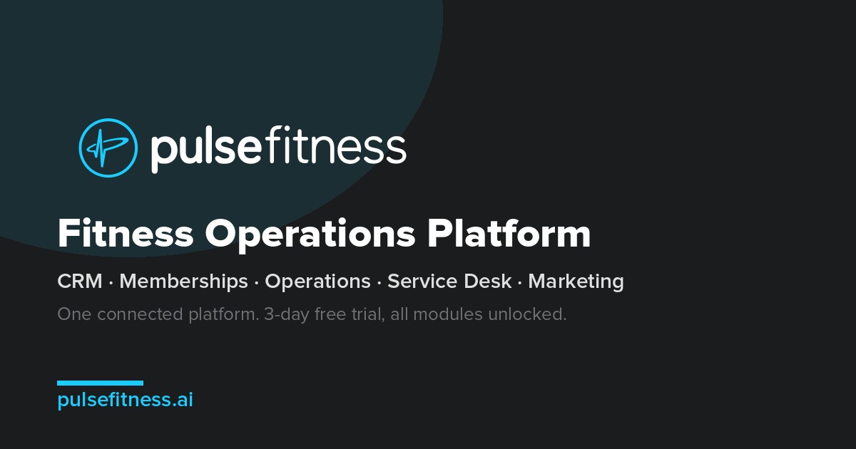 Pulse Fitness AI | Fitness Operations Platform